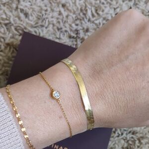 Monica vinader Diamond Solitaire Bracelet